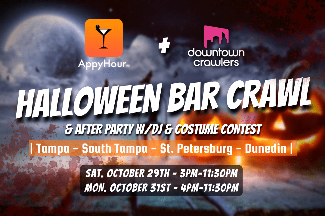 Downtown Crawlers Halloween Bar Crawl Event Party