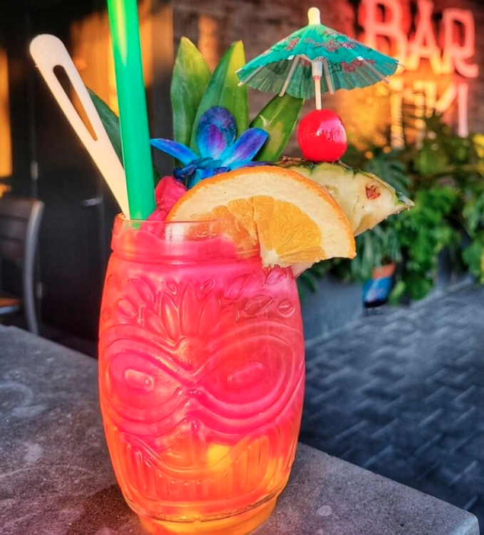 Bar Tiki Clearwater Beach holiday drink