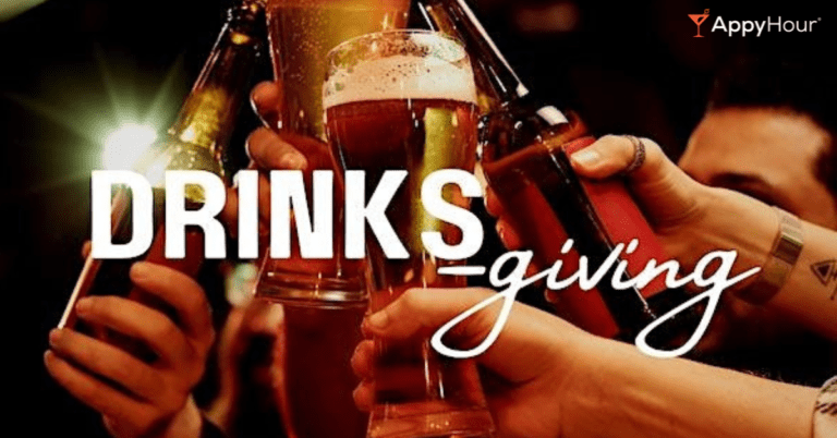 Read more about the article “Drinksgiving” Deals: Find the Best Drink Specials Near You This Wednesday with AppyHour