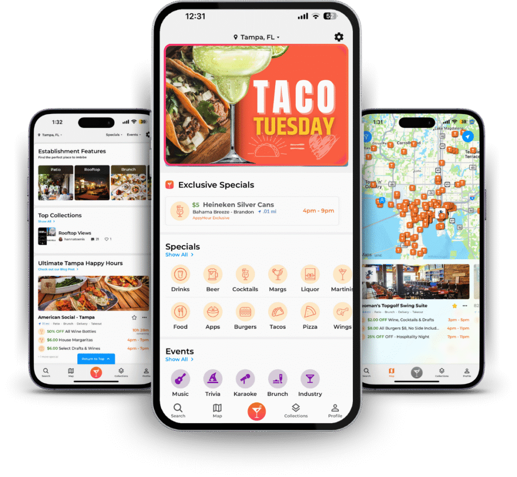 discover happy hours nearby