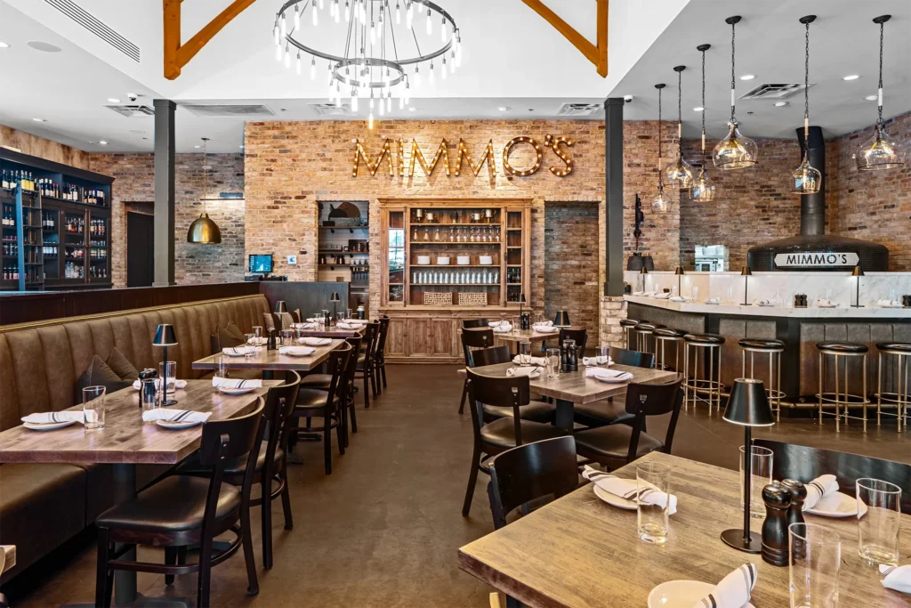 Wine and appetizers served at Mimmo’s Italian Restaurant happy hour on 30A