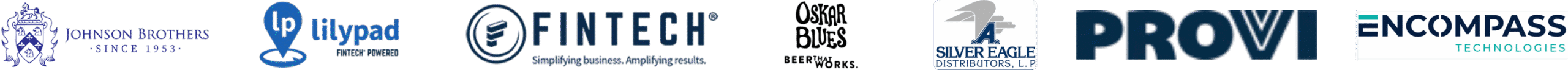 Johnson brothers distributing, lilypad technologies, fintech, oskar blues, silver eagle distributing, provi, encompass