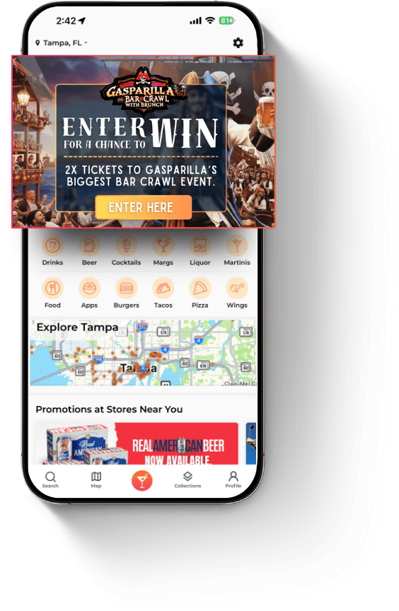 gasparilla tampa 2026 things to do, enter to win bar crawl