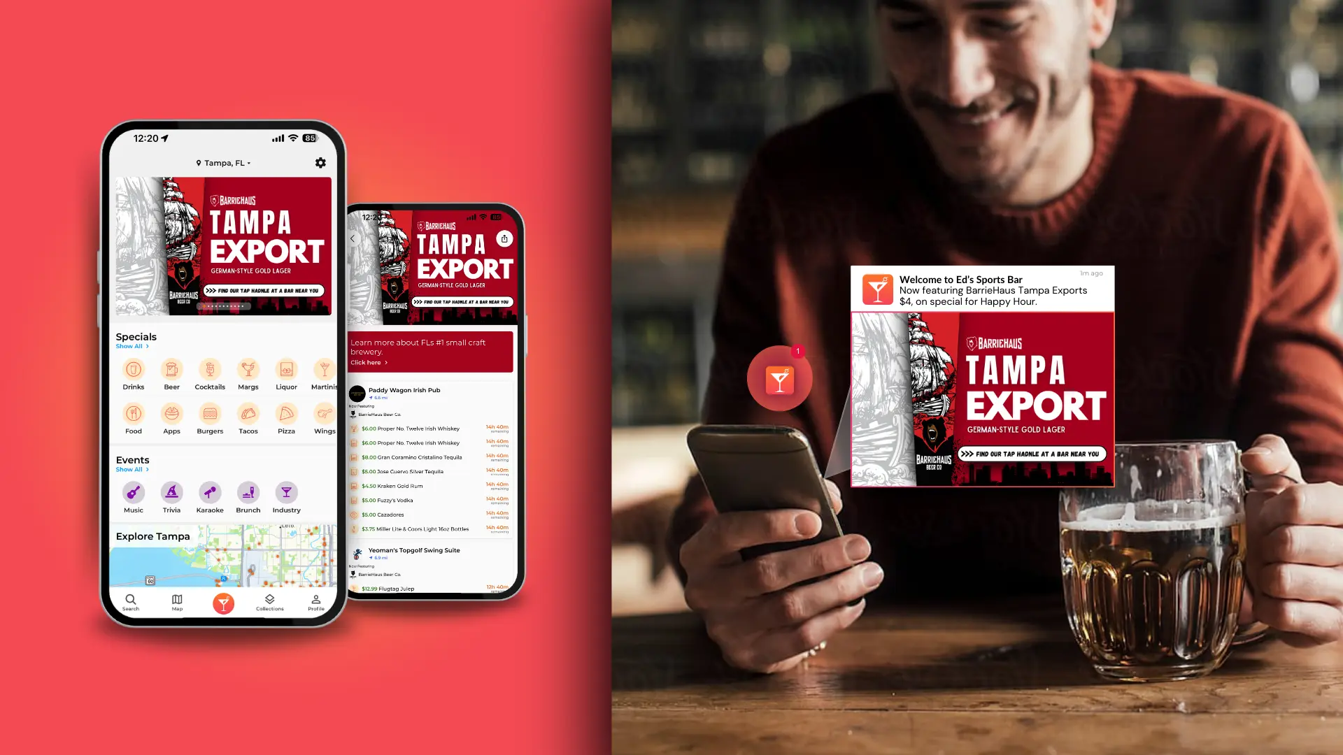 barriehaus craft beer on-premise activation on appyhour