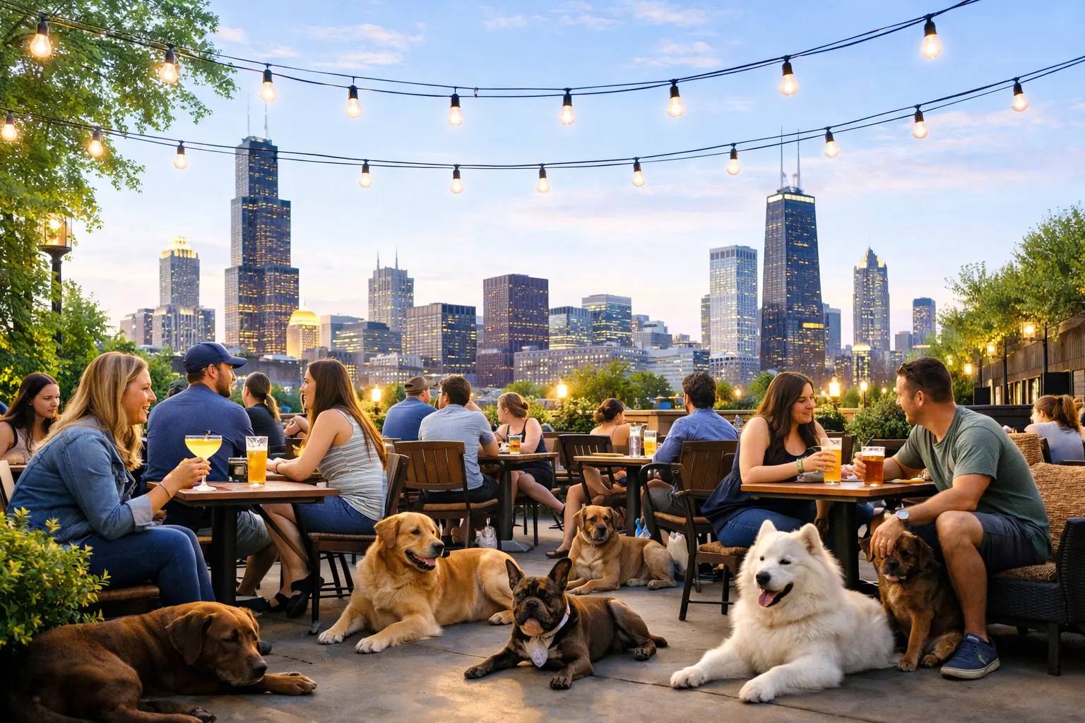 Read more about the article Top Dog‑Friendly Bars in Chicago: Happy Hours for You & Your Pup
