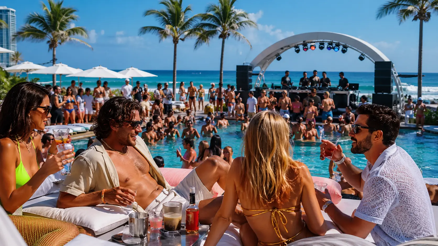 Read more about the article Miami’s Best Beach Clubs and Pool Bars for Epic Day Drinking